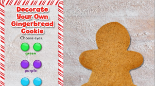 Decorate Your Own Gingerbread Cookie